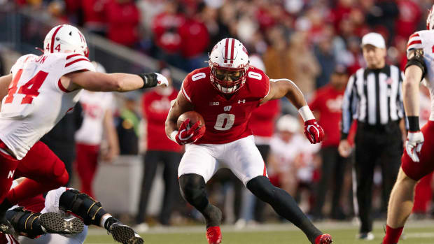 Braelon Allen run 2021 Nebraska vs Wisconsin football USATSI_17202550